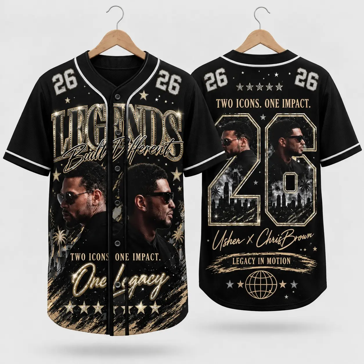 R&B Tour 2026 Baseball Jersey, Vintage Concert Shirt, Retro Music Fan Merch, Hip Hop Streetwear, Gift for Music Lovers