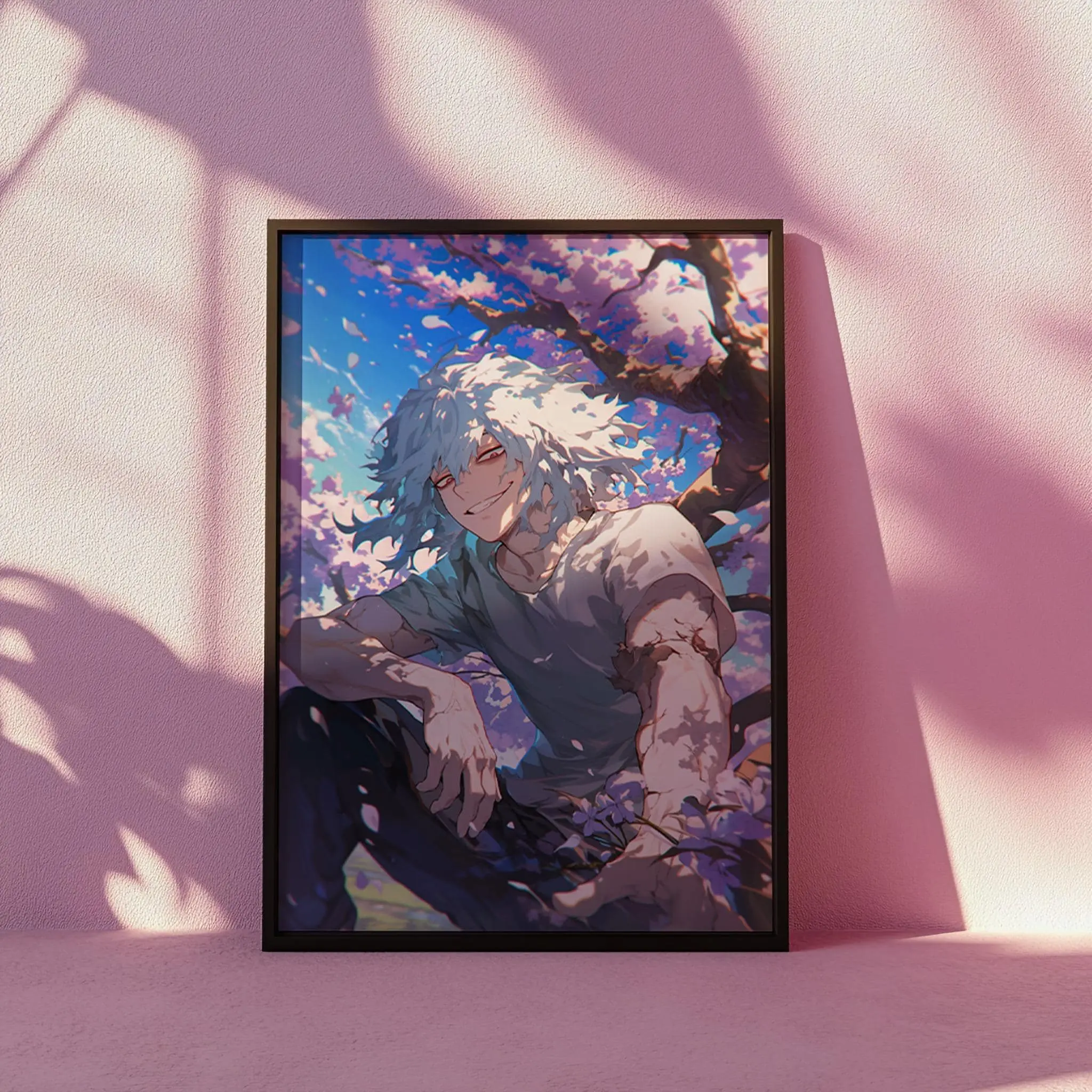 Tomura Shigaraki Art Print My Hero Academia Poster Kawaii Anime Decor Japanese Wall Art Aesthetic Room Decor MHA Villain Artwork