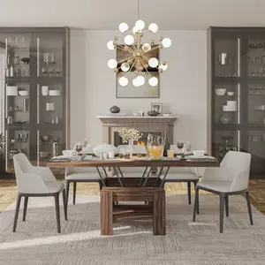 Transformer Lift Top Cofffee Table (For 8-10 People) - Made in the USA