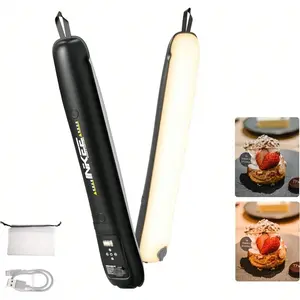 Handheld Fill Light, Portable LED Photography Light Stick, Soft Glow Live Streaming Lamp, Rechargeable Air Column Inflatable Ball Light for Anchor Shooting, Outdoor Portrait & Hair Photography