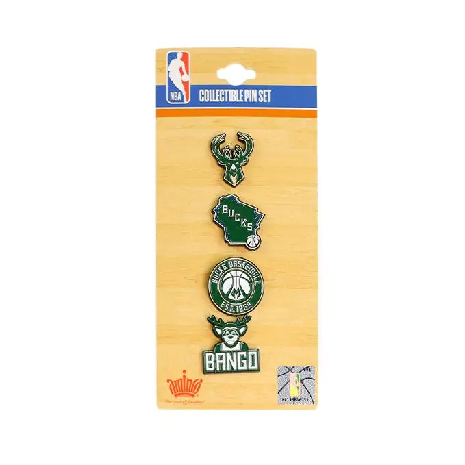 Aminco Milwaukee Bucks 4-Pack Pin Set