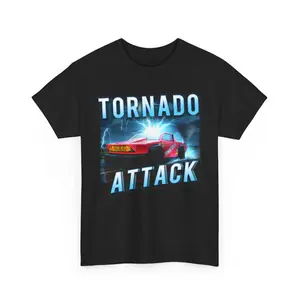 Tornado Attack - Storm Chaser Shirt - Unisex Heavy Cotton Tee - Unofficial Fan Design - Casual Classic