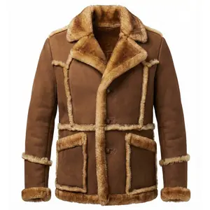 Jakewood "Fluff" Shearling Jacket w/ Buttons