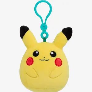 Squishmallows Pokémon Pikachu Plush Bag Clip