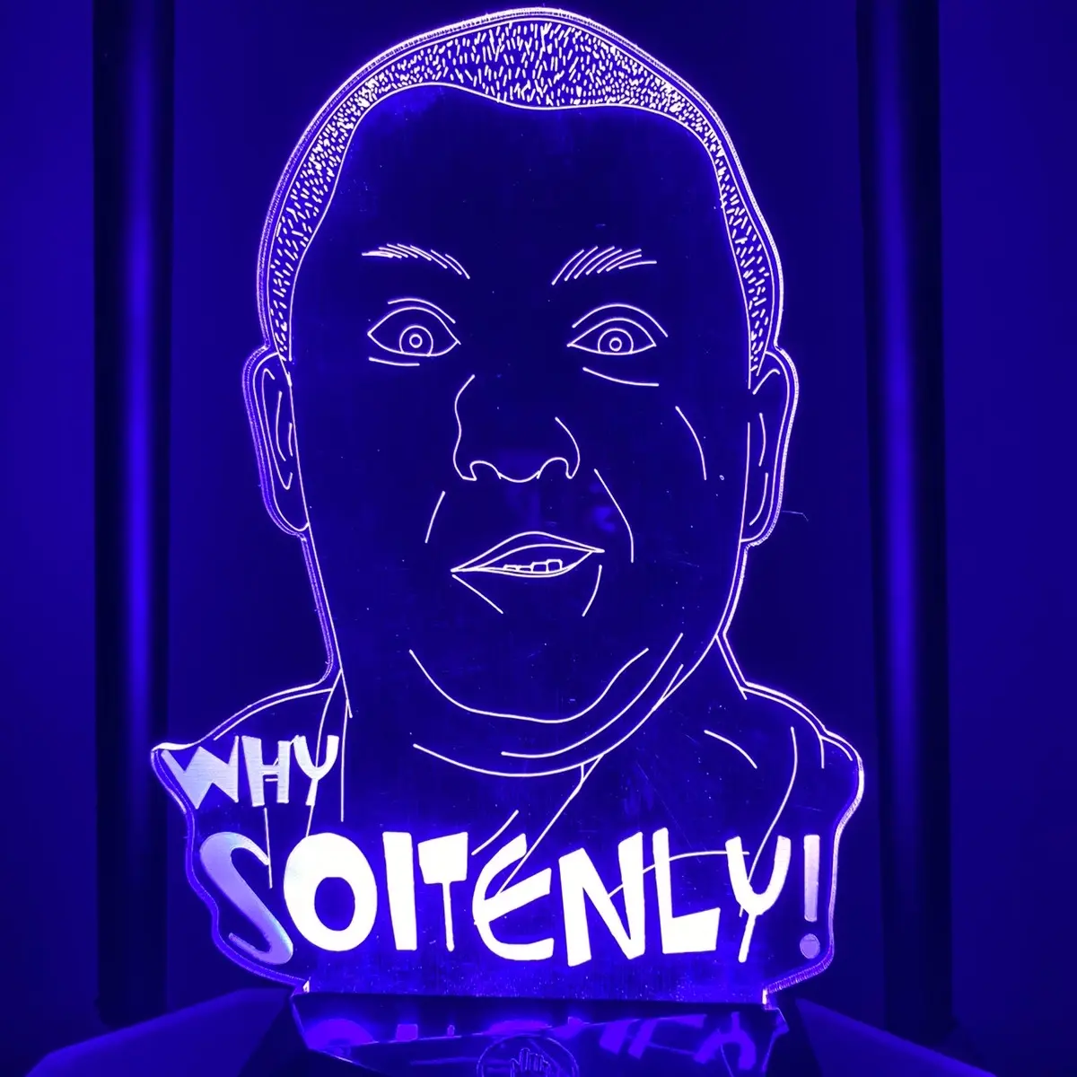 Curly three stooges nightlight