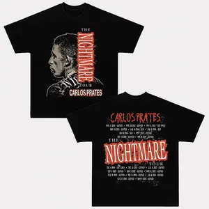 The Nightmare Carlos Prates Tee UFC Carlos Prates T-Shirt Ultimate Fighting Championship Graphic Tee for UFC & Sports Fans Short Sleeve Crew Neck Retro Soft Cotton MMA Shirt Perfect Gift for UFC Fans MMA Fans American Made Fightwear