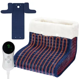 Under Desk Foot Warmer for Women Men Electric Heating Pad 9 Level Heating 4 Level Timer with Auto Shut-Off Winter Warmer for Home Office Indoor fullback  heating  pad