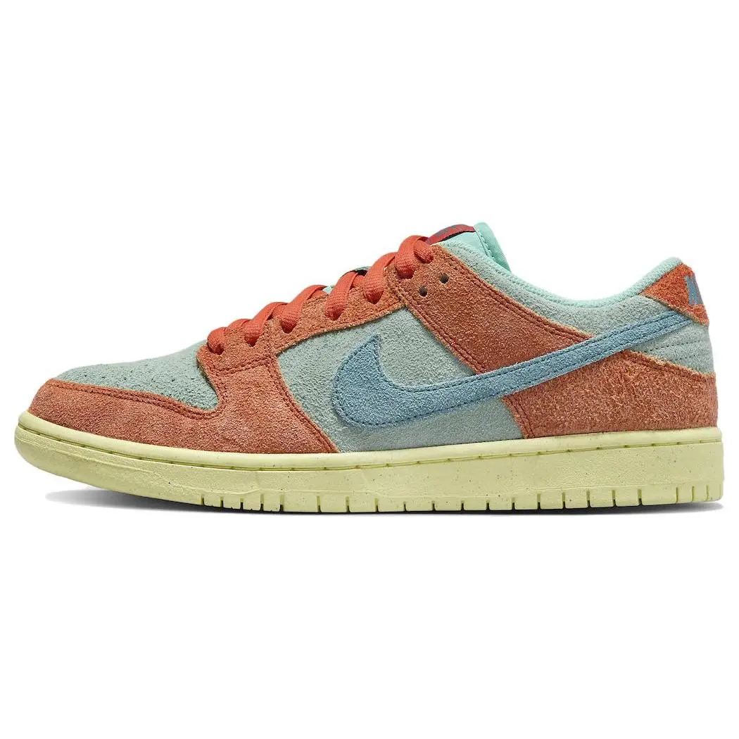 Nike SB Dunk Low Orange Emerald Rise Skate Shoes Unisex DV5429-800