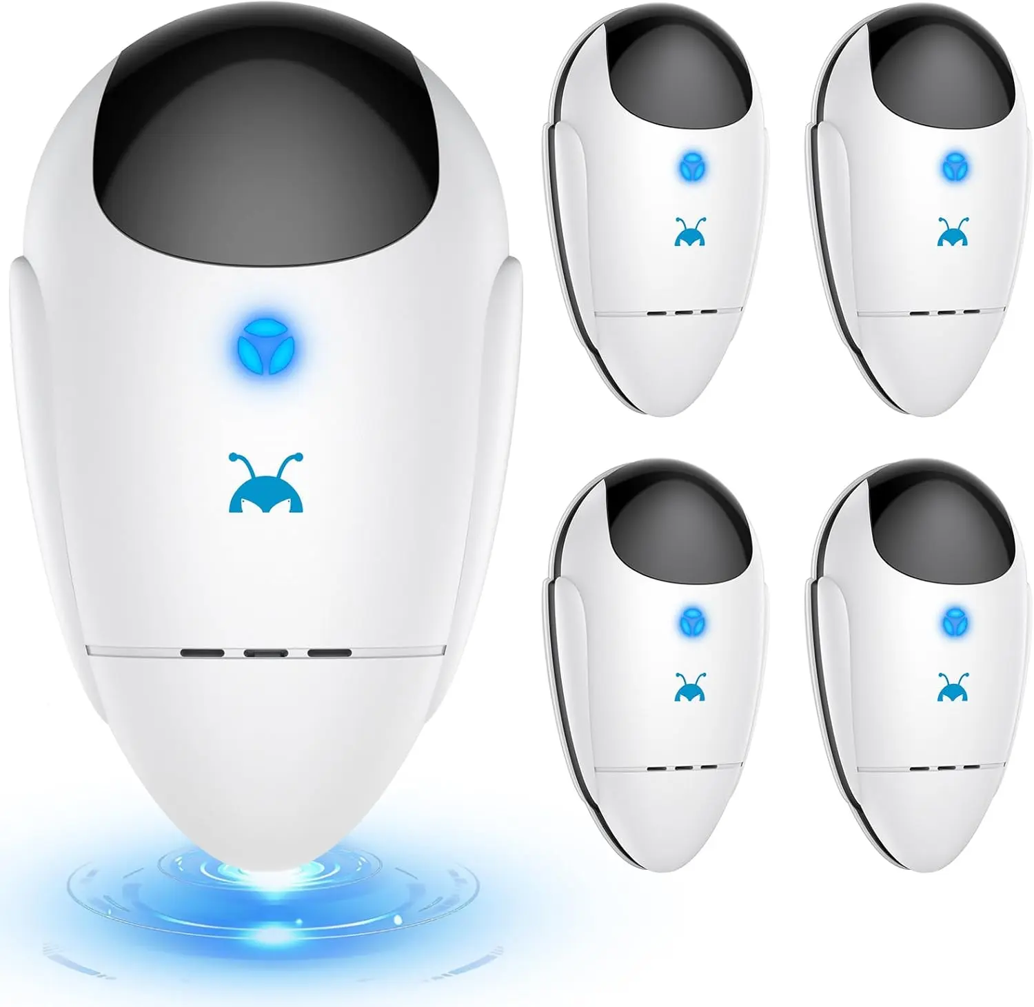 2026 Upgraded Ultrasonic Repeller Pest & Insect Indoor Repeller, 4 Pack Pest Control for Roach, Rodent, Bugs, Mosquito, Mice, Spider, Ant, Electronic Plug in Mouse Repellent