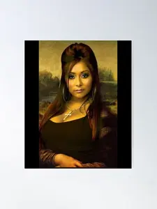 Snooki Mona Lisa Poster Print For House Decoration