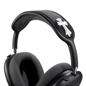 Homemade 3D print cross-shaped protective cover for the headband of AirPods Max Apple headphones, detachable and decorative