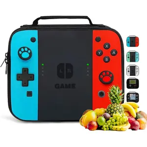 h-36 Insulated Lunch Box for Boys Girls, Game Lunch Bag for School Work Office Travel Picnic Hiking Beach, Waterproof Leakproof Portable Fits Most Bento Boxes