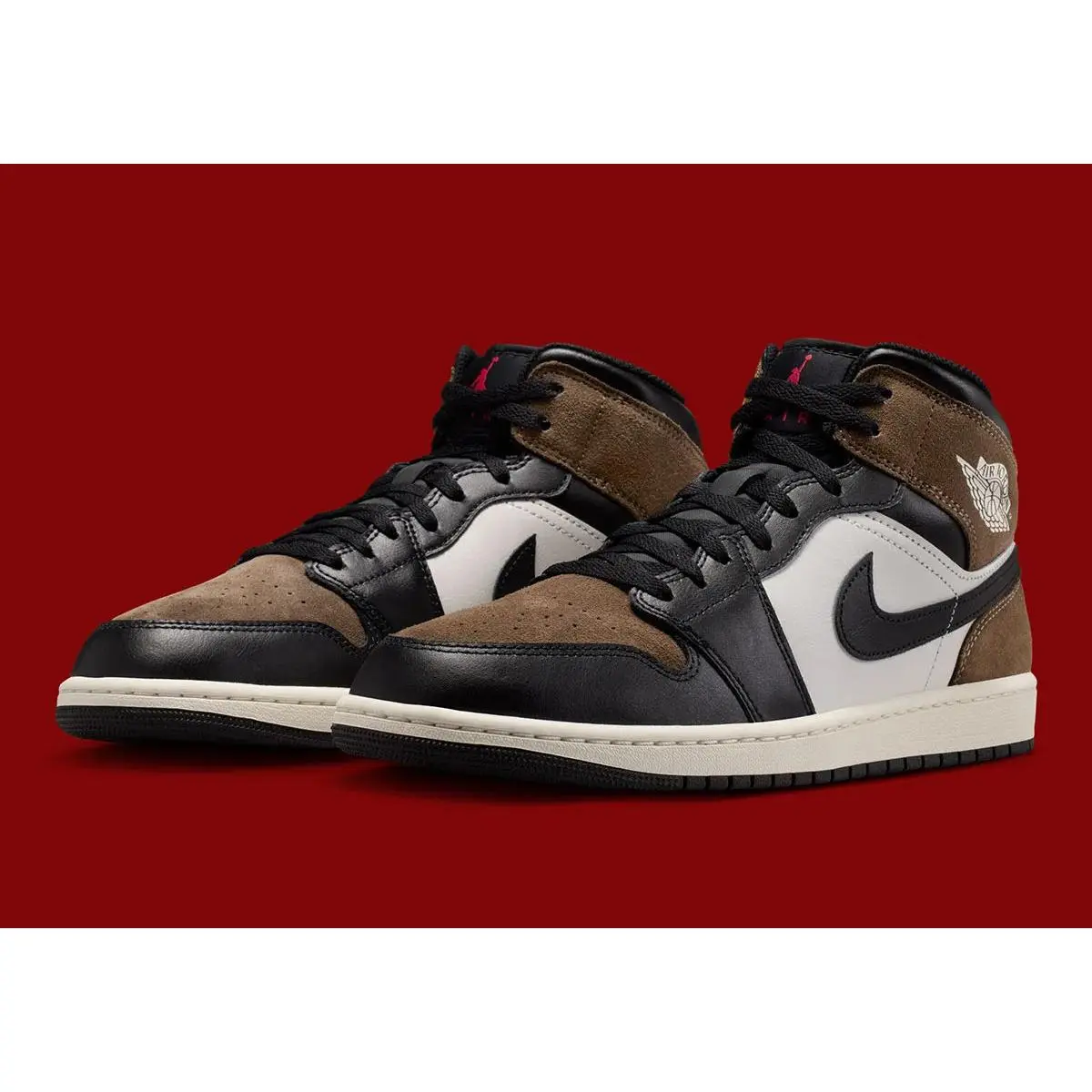 Men's Air Jordan 1 Mid "Palomino" Brown DQ8426-007 Fashion Athletic Sneaker Summer Shoes New