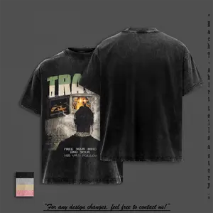 Travis Vintage Graphic Washed T-Shirt Streetwear Washed Cotton Oversized Tee Hip Hop Style Unisex, Hip Hop Merch, Gift For Fans