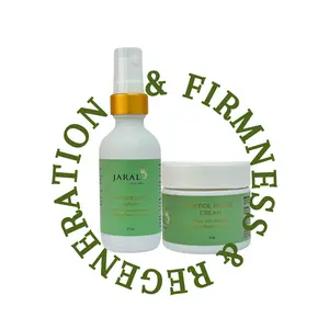 Regeneration & Firmness Duo - Peptide Revive Cream & Antioxidant-C Serum with SNAP-8 & Vitamin C for Anti-Aging & Collagen Production - 100% Natural Cruelty-Free