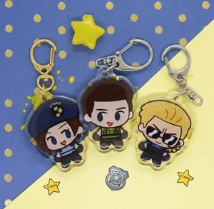 S.T.A.R.S. Wesker, Jill, Chris Keychains | Inspired by Resident Evil