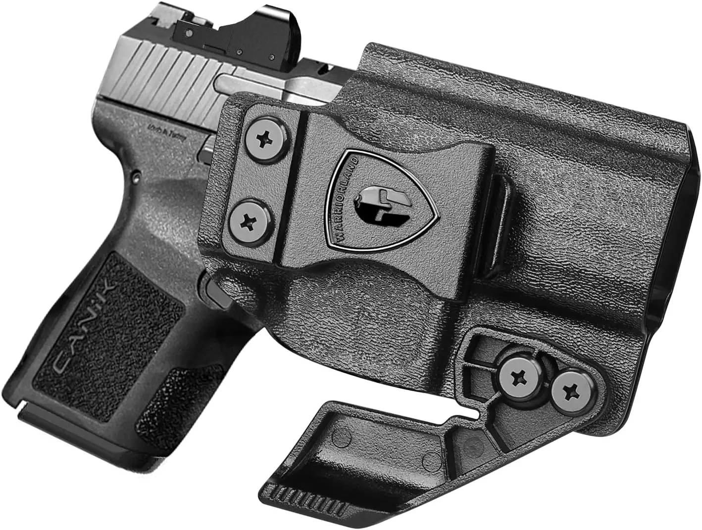 WARRIORLAND IWB Kydex Holster Fit Canik Mete MC9 / Mete MC9L, w/Claw & Optics Cut, Inside Waistband Concealed Carry Holster, Adj. Retention & Cant, Right Hand, competition,dealsforyoudays