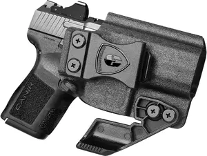 WARRIORLAND IWB Kydex Holster Fit Canik Mete MC9 / Mete MC9L, w/Claw & Optics Cut, Inside Waistband Concealed Carry Holster, Adj. Retention & Cant, Right Hand
