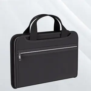 Fireproof Expandable Accordion File Folder Zipper Sealed Labeled Document Organizer Waterproof Portable Paper Storage Case For Office Business Travel Use-MM1