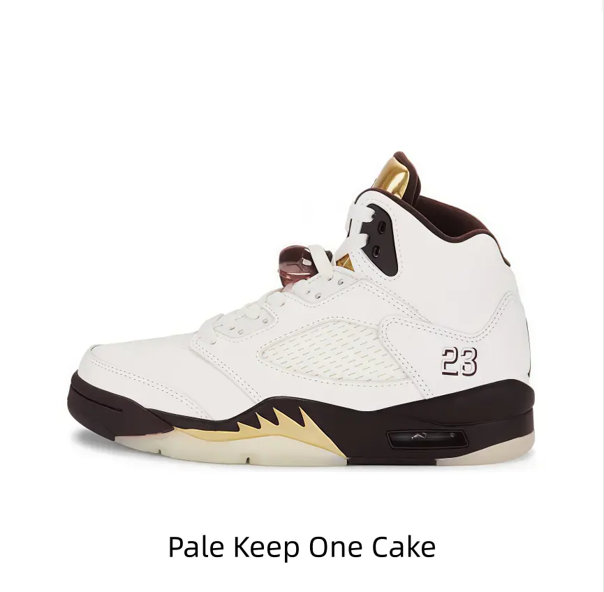 Warm Neutral Palette High Ankle Sport Shoes, Air-permeable Mesh Inserts Metallic Gold Embellishment Shock Absorbing Structure All-match Footwear
