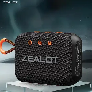 ZEALOT S75 10W Wireless Speaker, Outdoor Portable Subwoofer Speaker, Dual Pairing 3000mAh Battery Speaker, Suitable for Home, Car, Outdoor, Camping, Audio