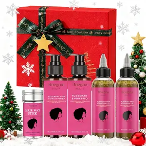 Rosemary Shampoo Set with Vitamin E & Biotin Oil, Moisturizing Nourishing Formula, Deep Care for Scalp & Roots, Winter Daily Haircare, Valentine's Day gift. (Including Shampoo, Conditioner, Essential Oils, And Hair Wax Stick)