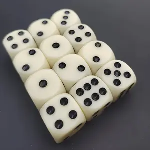 16mm Acrylic Dice, Real Colorful Design, Perfect for Games & Entertainment, Durable Material, Ideal Gift Idea, Fun & Engaging Playtime Accessory