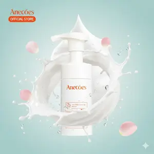 ANECOES Rose Water & Amino Acid Mousse Cleanser | Powerful Yet Gentle Deep Pore Cleanse with Instant Foam | Dissolves Impurities, Soothes & Protects - Ideal for All Skin Types, Especially Sensitive Skin (3.5 FL.OZ) Facial Flower Dewy Cleansing Redness