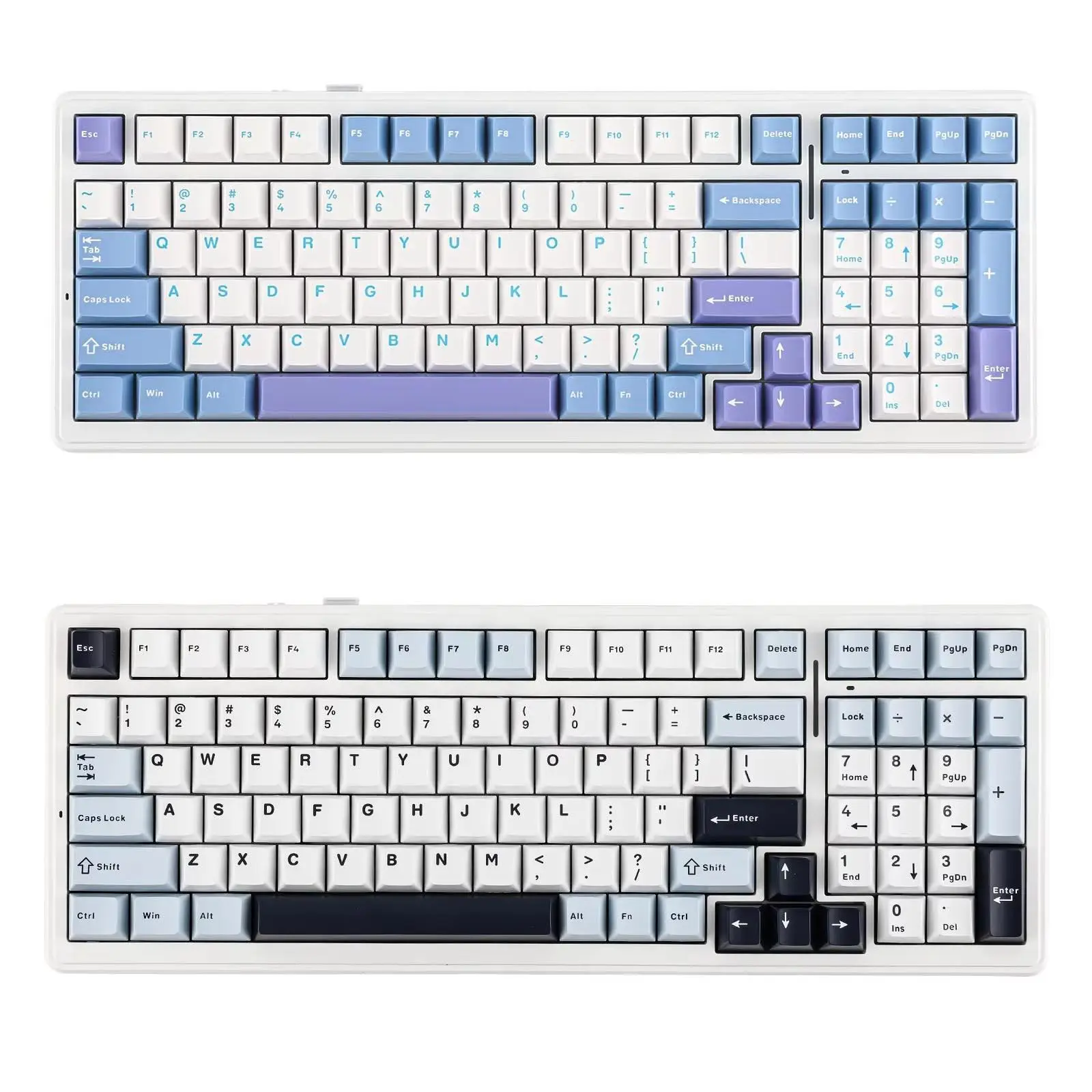 AULA F99 Wireless Keyboard, 3 Modes 2.4G Wireless Bluetooth-compatible Mechanical Gaming Keyboard, RGB Backlight Keyboard for Office Gaming, Tri Mode