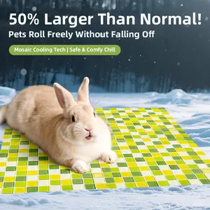 Rabbit Cooling Mat Offers Abundant Room for Your Rabbit to Relax and Stay Cool in Warm Temperatures  Rabbit Cooling Mat Offers Abundant Room for Your Rabbit to Relax and Stay Cool in Warm Temperatures