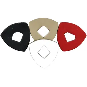 Leather Ukulele  with -Shaped Cutout Hole for  Grip Never Drop your Pick while Playing also works as a Guitar Pick or Bass Pick   4-Pack