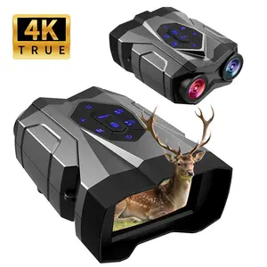 Infrared Night Vision Glasses with 4.5 Inch Screen, 8x Zoom Lens, Perfect for Wildlife Observation and Camping, Outdoor Gear Essentials