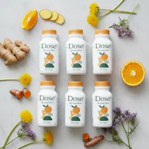 Dose for Your Liver 2oz – Ready-to-Drink Herbal Formula with Milk Thistle & Dandelion for Liver Support, A Caring Gift for Him or Her