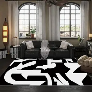 Soft and comfortable printed carpet, home decorative carpet, large living room carpet, sofa cushion, entrance mat, coffee table mat, bedroom carpet, bedside rug, suitable for various scenarios such as shopping malls, cafes,merry Christmas、let it snow