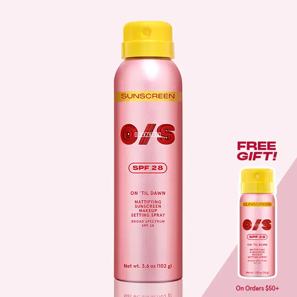 ONE/SIZE | On ’Til Dawn Mattifying Sunscreen Makeup Setting Spray SPF 28 | Sets Makeup for 16hrs, Sweat Resistant, Water Resistant, Easy to Reapply