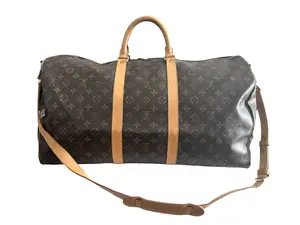 Pre-owned Louis Vuitton Coated Canvas travel bags LOUIS VUITTON. LV Monogram Keepall 55