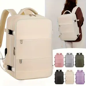 Unisex Large-Capacity Nylon Travel Backpack - Durable Outdoor Rucksack, Lightweight Laptop Bag with Multiple Compartments, Stylish Multi-Function Backpacks for School, Office Commuter & Business Trip Use,summervibes
