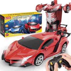 Remote Control Car Toys Transform RC Cars Kids One Button Transformation, Toys for Young Men Women's Christmas Gift, Halloween Present, Black Friday Gifts