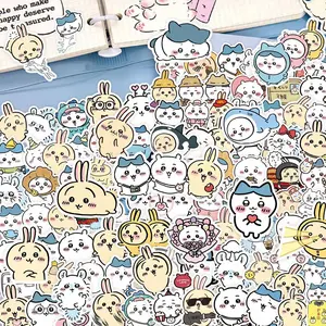 100pcs Kawaii Jiikawa Cartoon Stickers Decorative Desk Laptop Scrapbook Luggage Stationery Cute Graffiti Sticker for Kids Gift