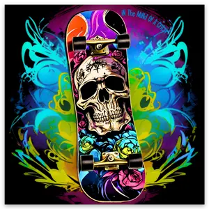 Skull Skateboard