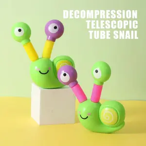 Cute Stretchable Snail Fidget Toy Flexible Pop Tube Stress Relief Toy for Kids & Adults Bendable Sensory Play Creative Shape-Changing Desk Toy Fun Gift for Relaxation Focus & Imagination