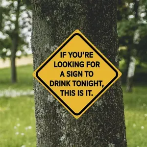 If You're Looking for A Drinking Sign Tonight Funny Metal Sign, Novelty Vintage Decor, Home Decor, Bar Decor, Wall Art, Yard Sign, Signage