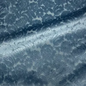 ELEANOR - BOTANICAL FLAIR CUT VELVET UPHOLSTERY FABRIC BY THE YARD