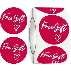 Small Business Stickers,500PCS Thank You Stickers,Business Stickers for Customer Appreciation,Round Self Adhesive Labels Tags,for Envelopes Postcards Decoration Christmas Stocking Stuffers (A)
