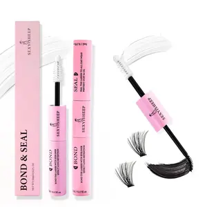 2 in 1 Lash Bond & Seal, 1/2/3 Counts Long Lasting Eyelash Glue, Eyelash Fixer, Waterproof Eyelash Extensions Glue, DIY Lash Extension, Professional Eye Makeup Tool for Women