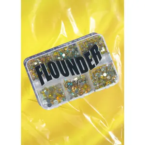 FLOUNDER YELLOW BLUE RHINESTONE VARIETY SIZE PACK FACE GEMS FOR MAKEUP AND COSMETIC USE - NAIL ART RHINESTONES