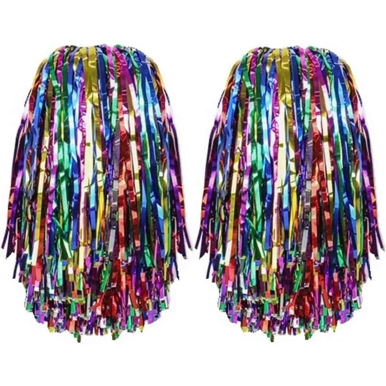 2 count Cheerleading Pom Poms - Pompoms Cheer for Boy Girl School  Dance  Team Spirit Cheer