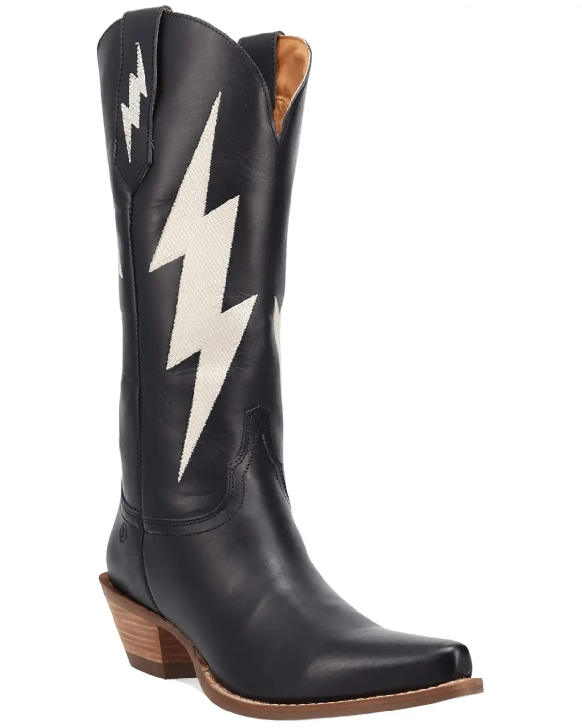 Dingo Women's Women'S Thunderbolt Western Boot Round Toe - Di2384-Blk