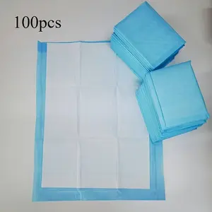 Disposable Puppy Training Pads 100 Sheets, Waterproof Super Absorbent, Odor Locking, Dog Cat Rabbit Hamster, Leak-Proof Pet Care