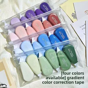 Gradient Color Quiet Smooth Correction Tape High Appearance Erasing Tape Large Capacity Student Use Small Cute Correction Tape